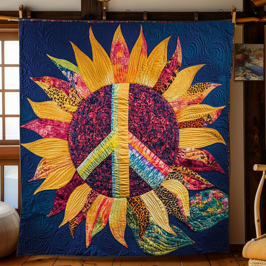 Sunflower Peace Spirit WN1501028CL Quilt