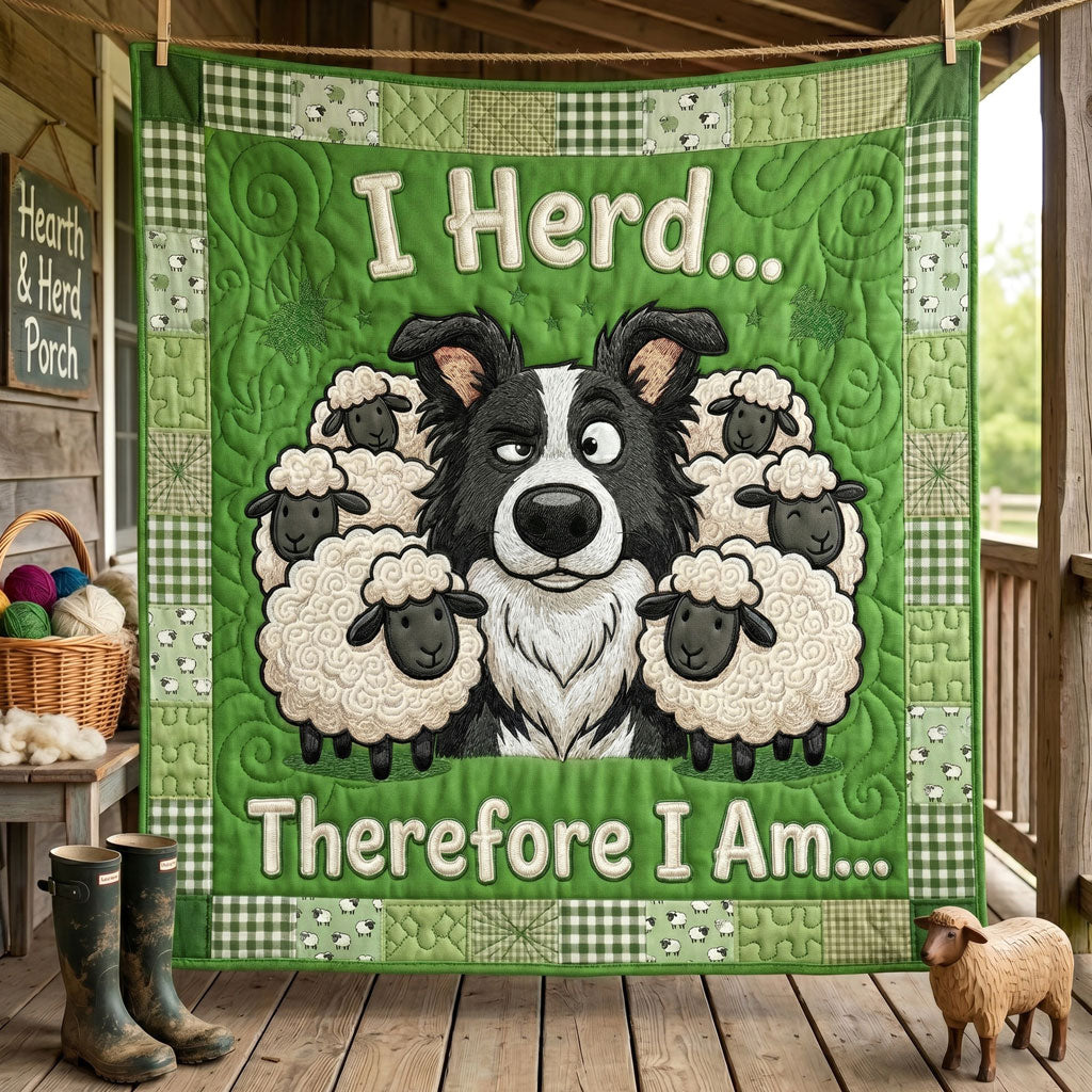 Border Collie Sheep Herding WN2805005CL Quilt