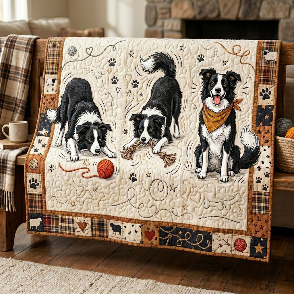 Border Collie Joy WN2905002CL Quilt