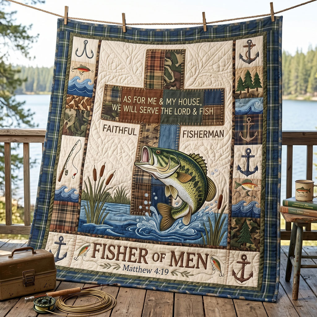 Faithful Fisherman WN1305010CL Quilt