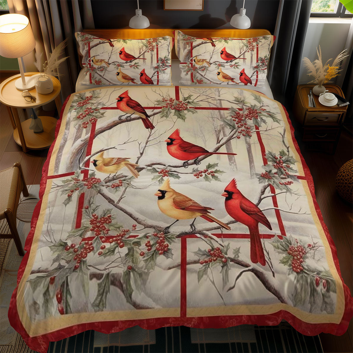 Evergreen Cardinal WN2102069CL Duvet Cover Set