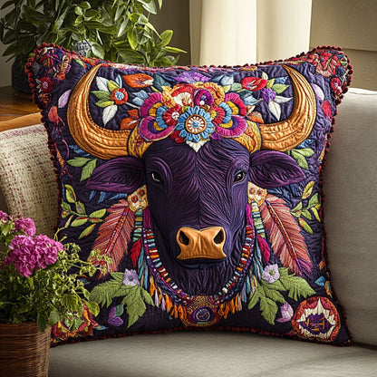 Bison Bloom CW0207007CL Quilt Pillow Case