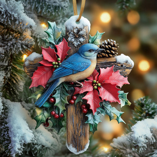 Holy Bluebird WN2710032CL Christmas Ornament