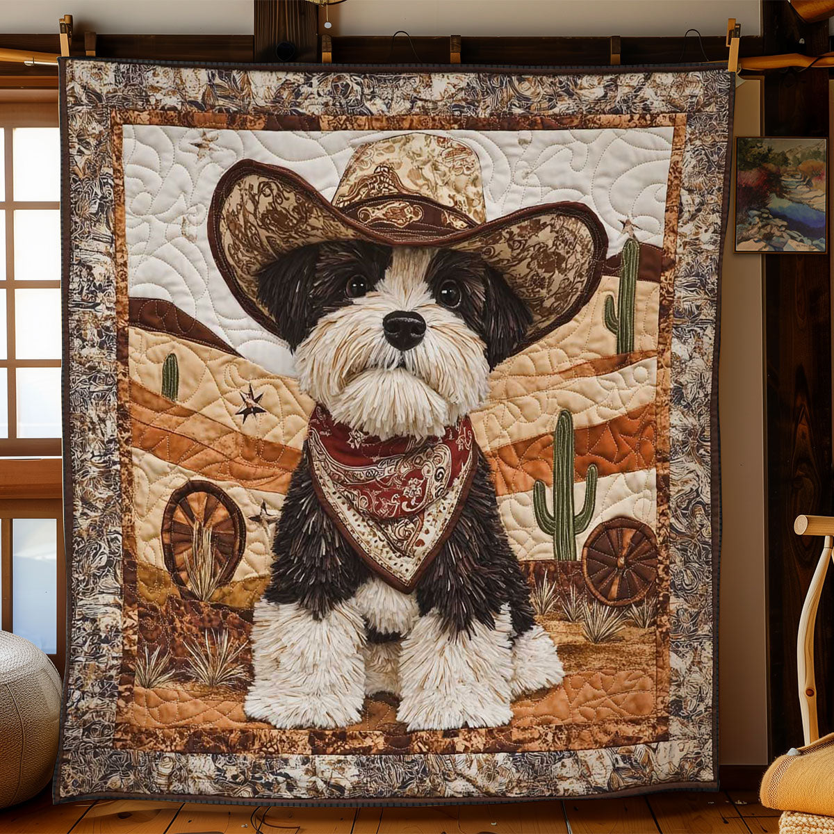 Western Schnauzer WN0901002CL Quilt