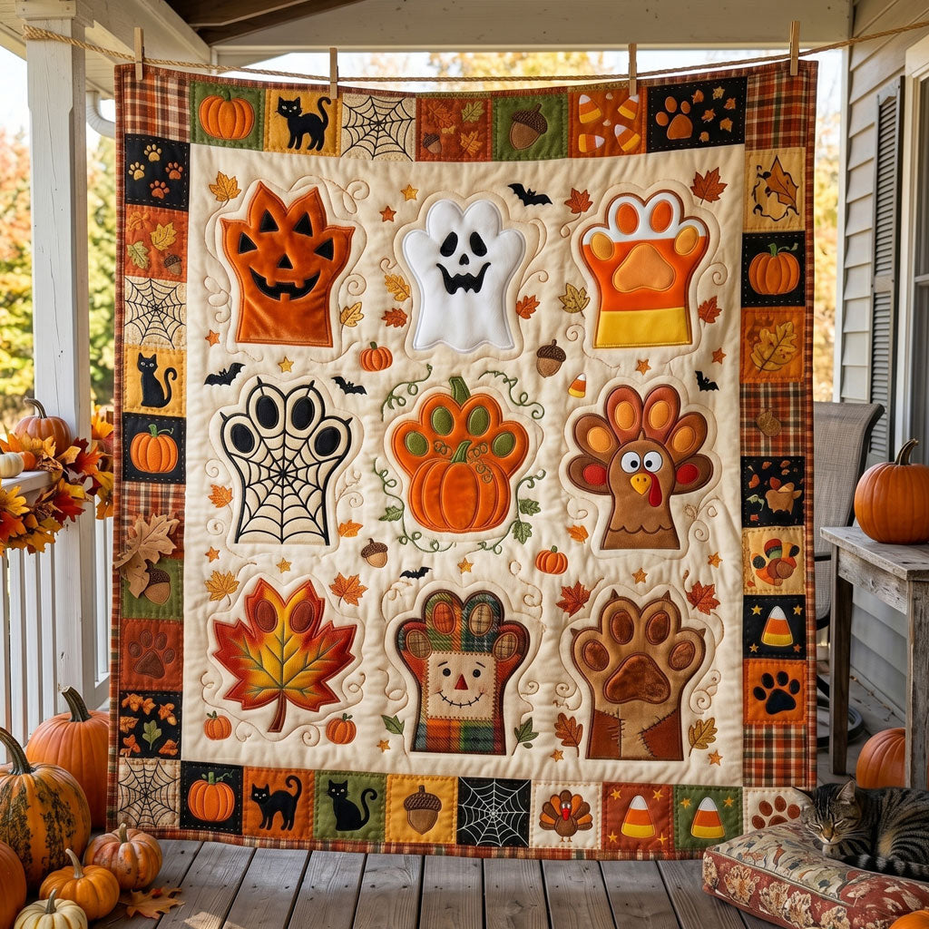 Spooky Paw Patch WN2705014CL Quilt