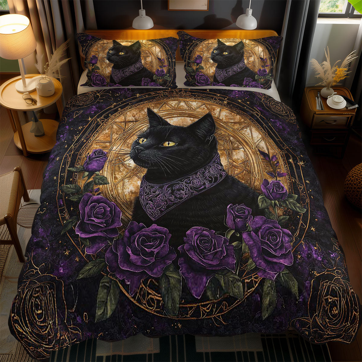 Enchanted Cat WN0803090CL Duvet Cover Set