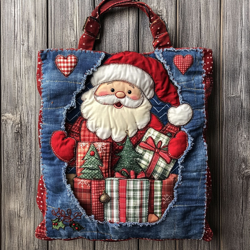 Classic Santa WN0801014CL Quilted Tote Bag