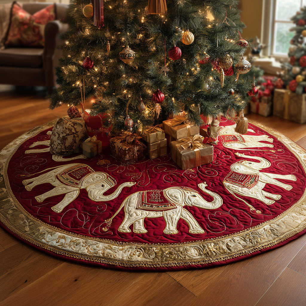 Joyful Journey CP1110006CL Quilted Christmas Tree Skirt