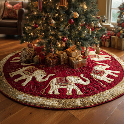 Joyful Journey CP1110006CL Quilted Christmas Tree Skirt