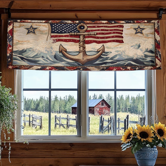 Anchor Glory WN0906084CL Quilted Valance