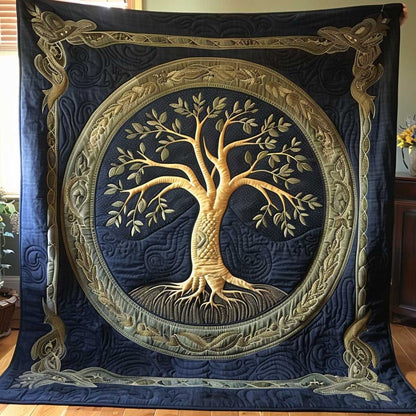 Golden Tree Of Life WN1303017CL Quilt