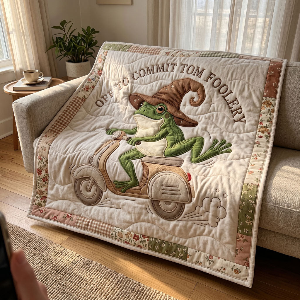 Cottage Frog Foolery WN1704007CL Quilt