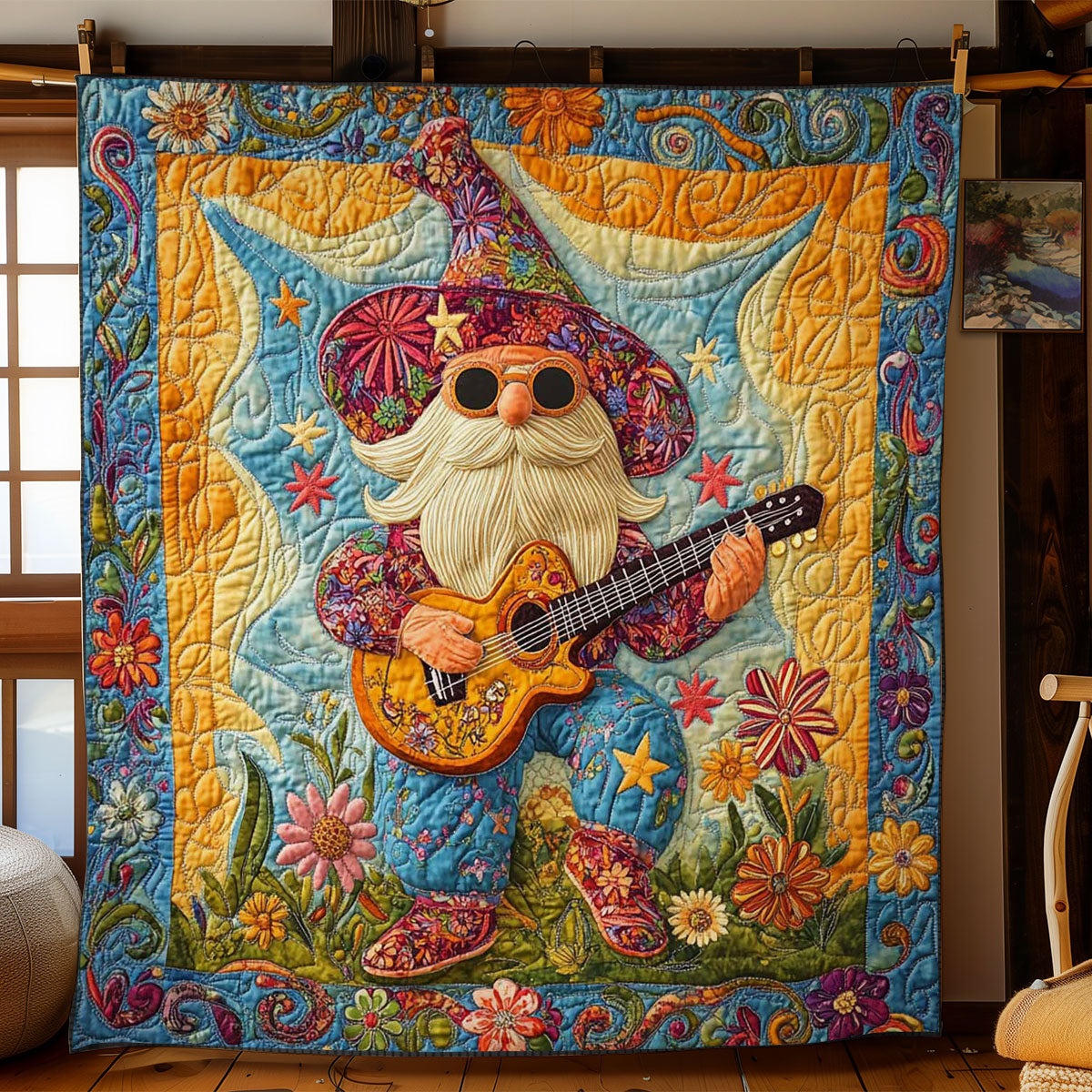 Groovy Gnome WN1501061CL Quilt