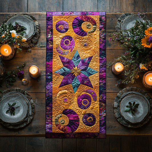 Lunar Star WN0707098CL Quilted Table Runner
