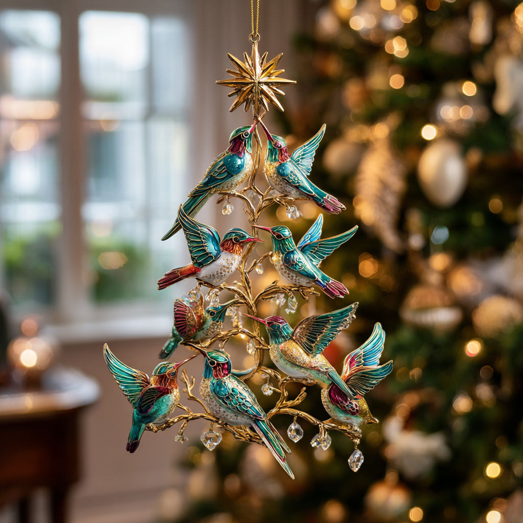 Holiday Hummingbird CW1012031CL Christmas Ornament