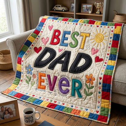 Dad's Colorful Love WN1106003CL Quilt