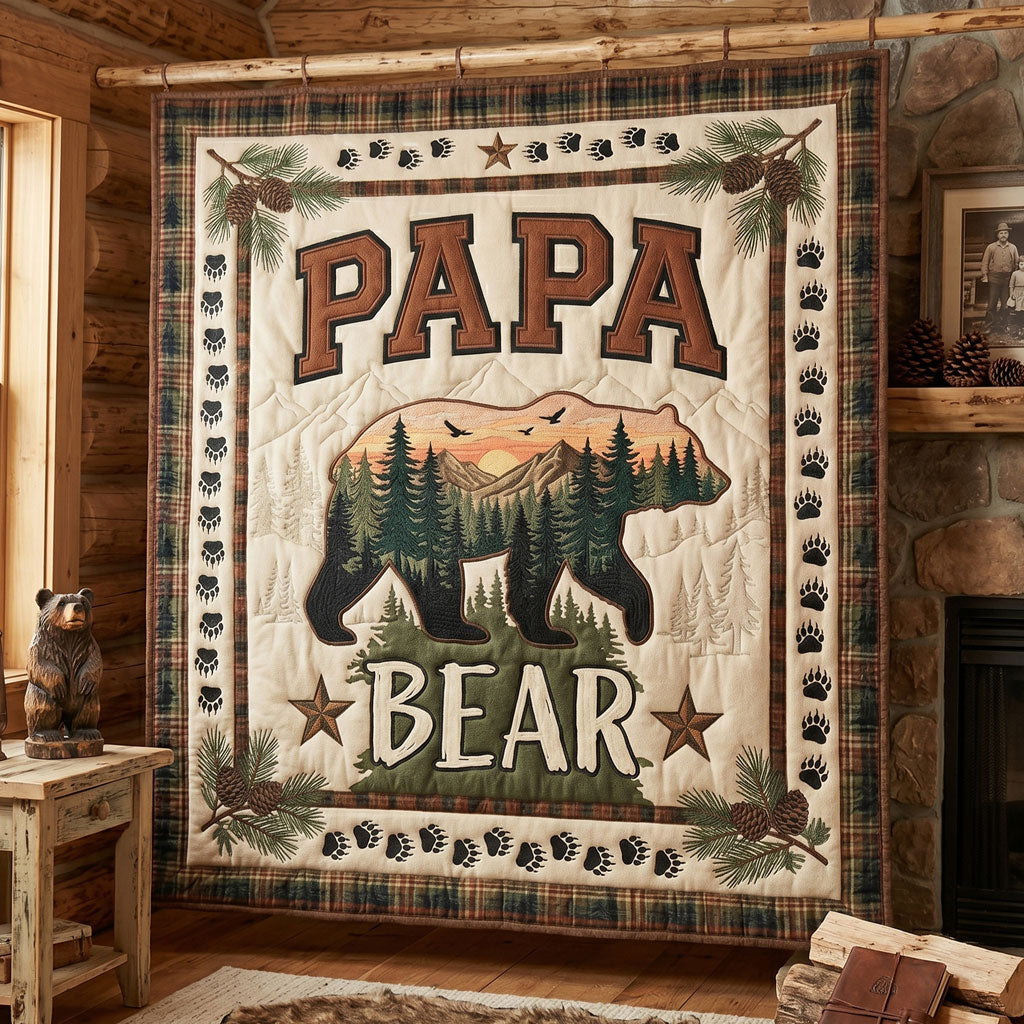 Papa Bear Wilderness WN1006014CL Quilt