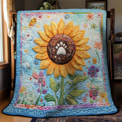 Sunflower Paws WN1001027CL Quilt