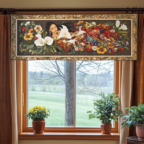 Floral Spirit Muse WN1706024CL Quilted Valance