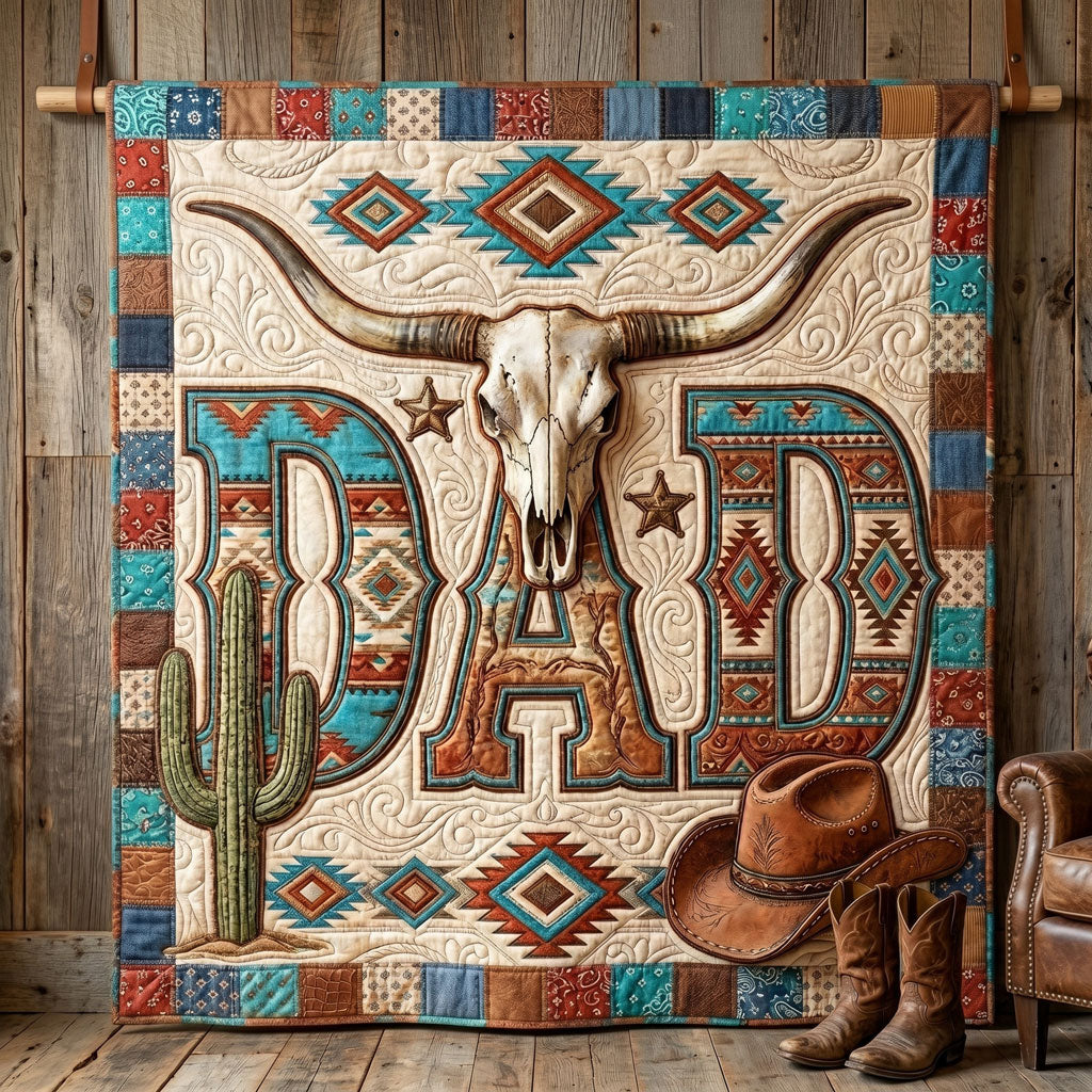 Desert Cowboy Dad WN1206007CL Quilt