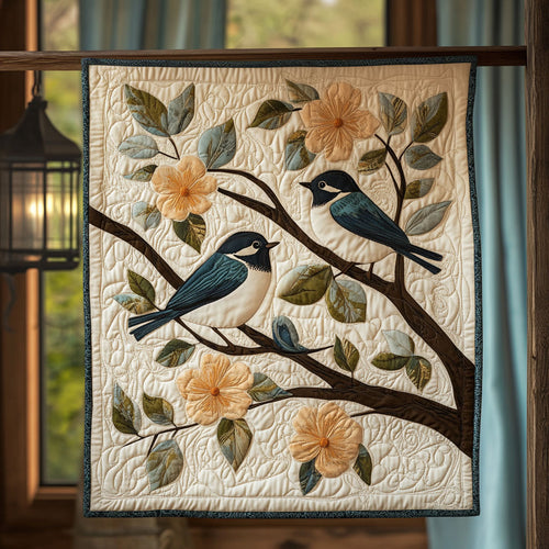 Bluebirds in Bloom KL1301013CL Quilt