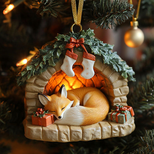 Yuletide Fox CP1710007CL Christmas Ornament
