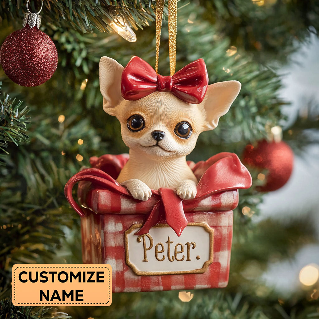 Gift Pup CP2911027CL Personalized Christmas Ornament