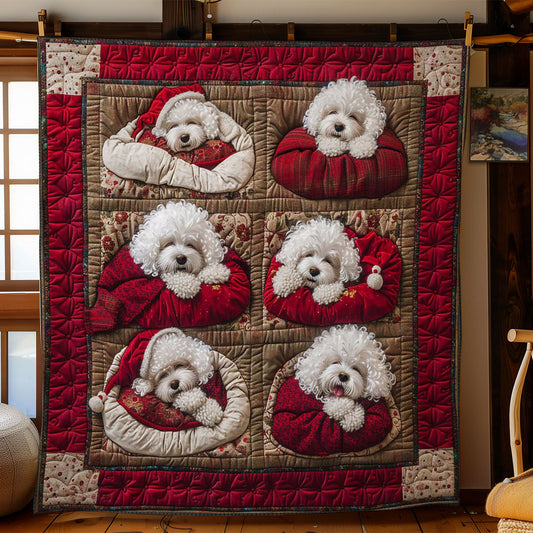 Bichon Frise Cuddle WN1303021CL Quilt