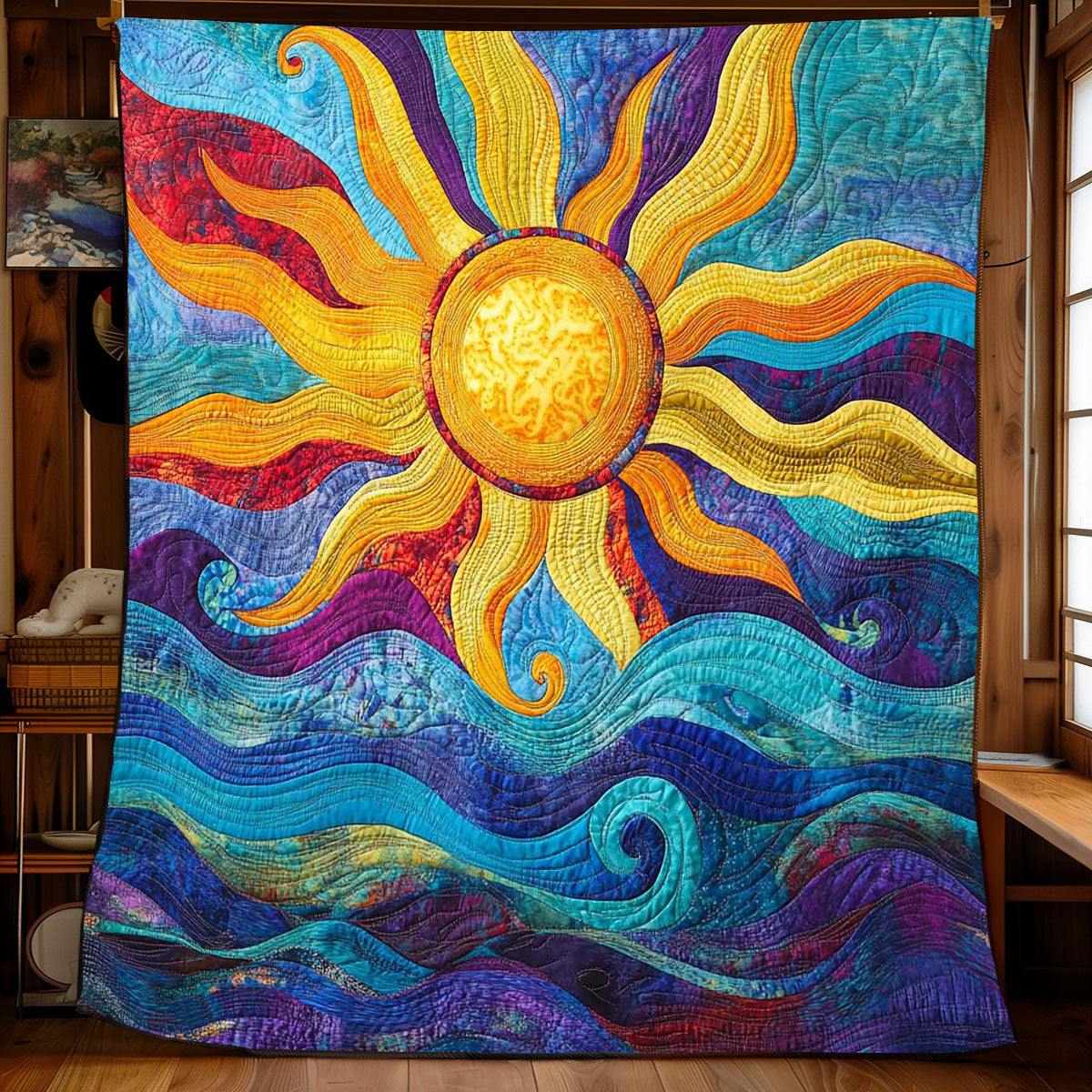 Sun On Sea WP1102023CL Quilt