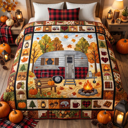 Camping In Autumn XR1405002CL Quilt