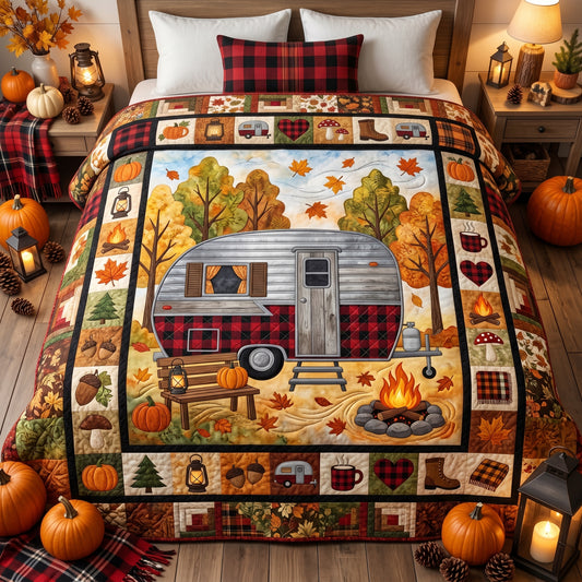 Camping In Autumn XR1405002CL Quilt