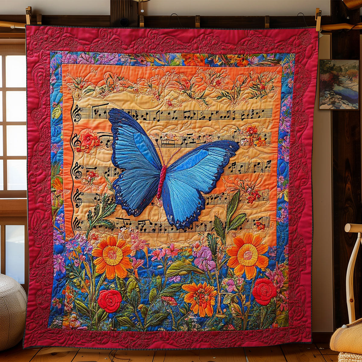 Symphony Of Butterfly WN0801039CL Quilt