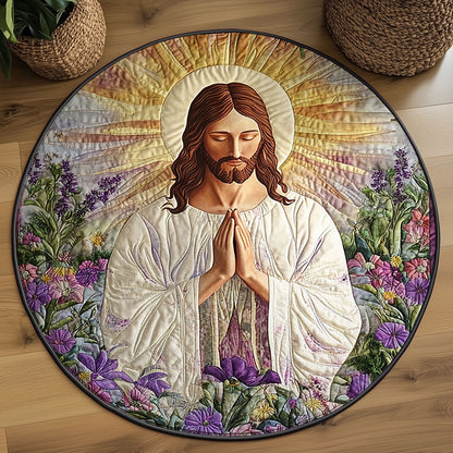 The Shepherd’s Prayer WJ0406046CL Quilted Round Mat