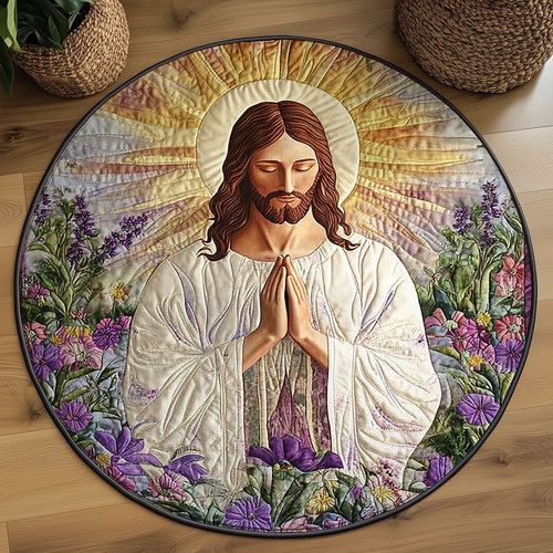 The Shepherd’s Prayer WJ0406046CL Quilted Round Mat