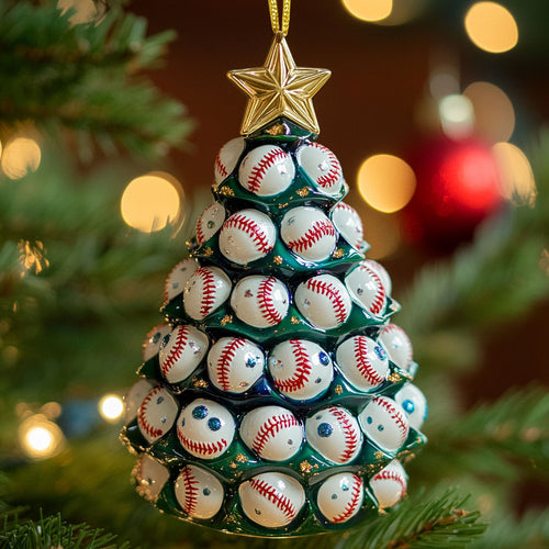 Baseball Christmas Tree CW2311010CL Christmas Ornament