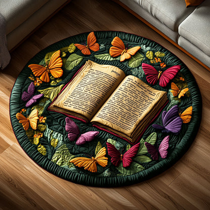 Pages of Wonder KL1401013CL Quilted Round Mat