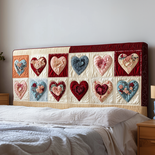 Heart Of Love QA1301003CL Quilted Headboard Slipcover