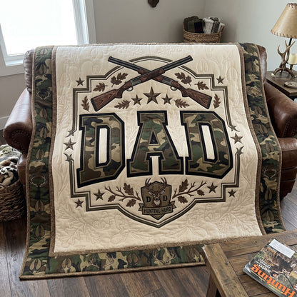 Camo Dad Deer Hunter WN1006004CL Quilt