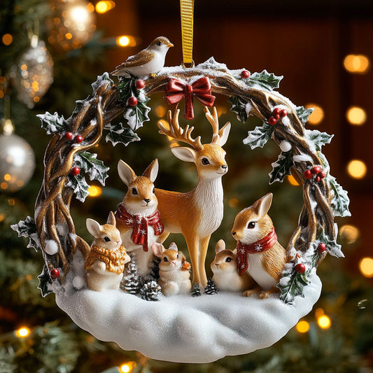 Woodland Friend CW0112079CL Christmas Ornament