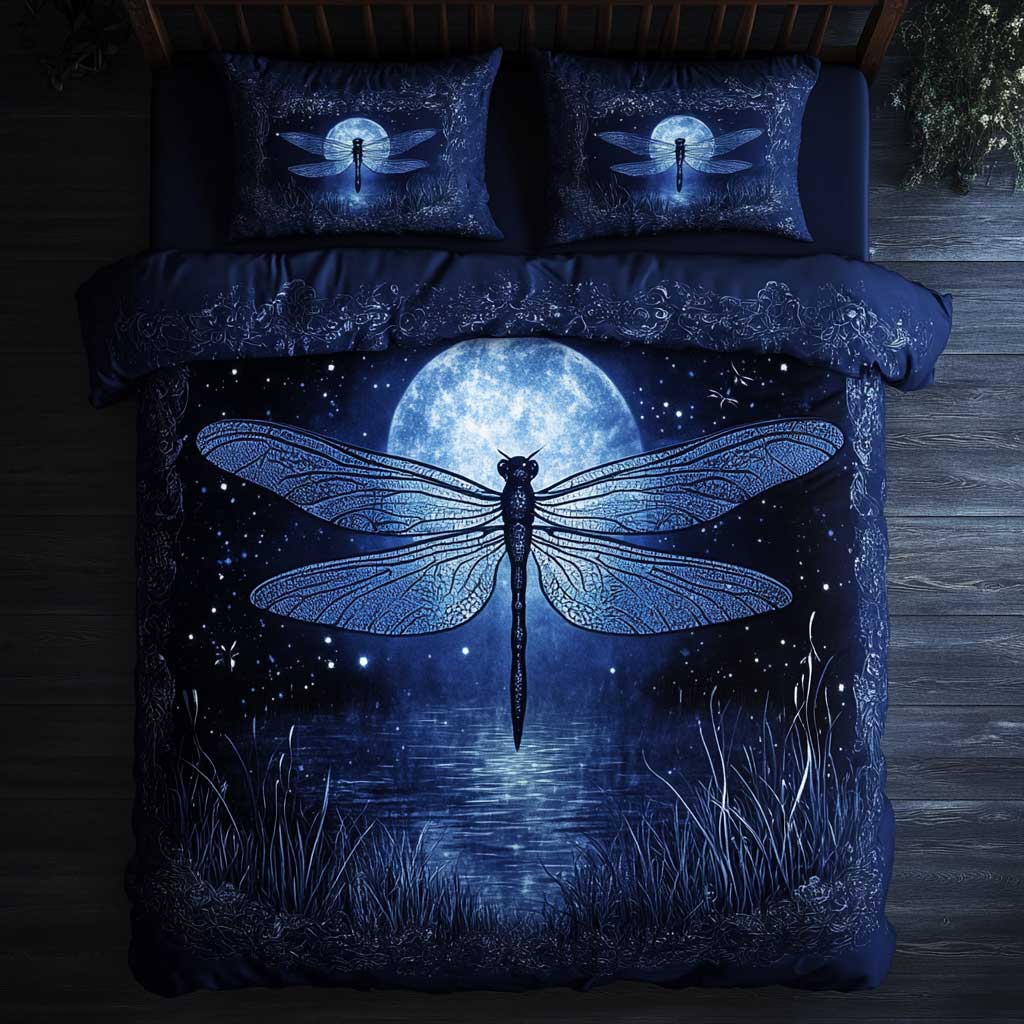 Midnight Dragonfly WN2702076CL Duvet Cover Set