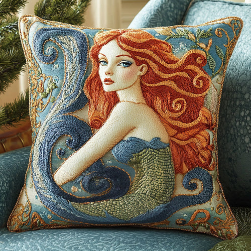 Beautiful Mermaid WJ1606028CL Quilt Pillow Case