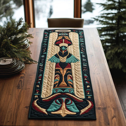 Tribal Totem WJ0407037CL Quilted Table Runner