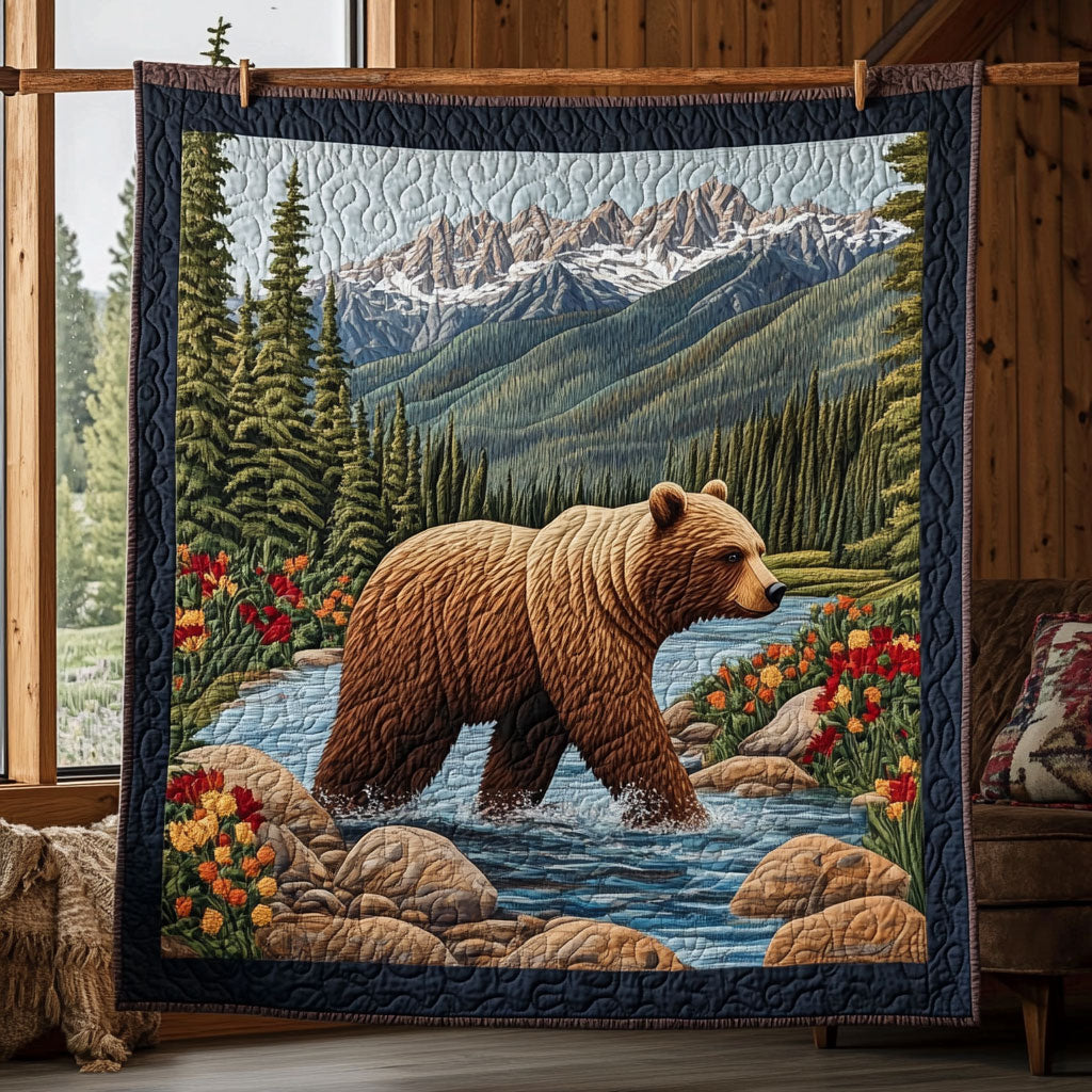 Mountain Trail Bear KL0701017CL Quilt