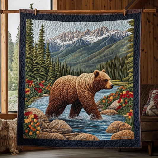 Mountain Trail Bear KL0701017CL Quilt