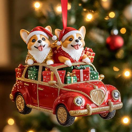 Corgi Joy CW1410031CL Christmas Ornament