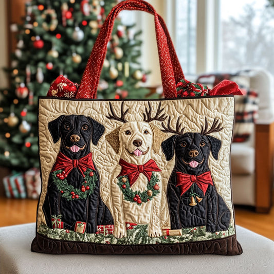 Labrador Cozy Vibes WN1710057CL Quilted Tote Bag