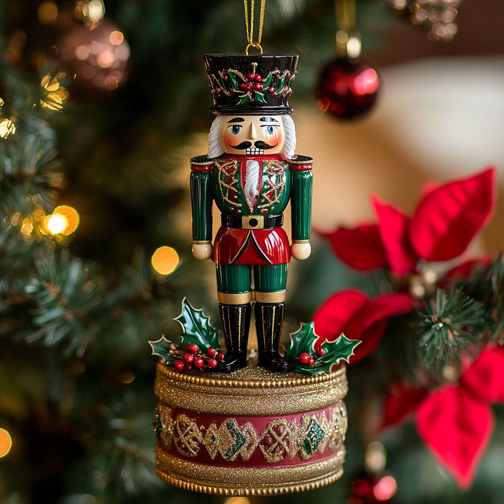 Holiday Nutcracker CW0212037CL Christmas Ornament