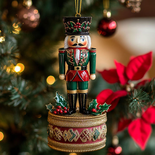 Holiday Nutcracker CW0212037CL Christmas Ornament