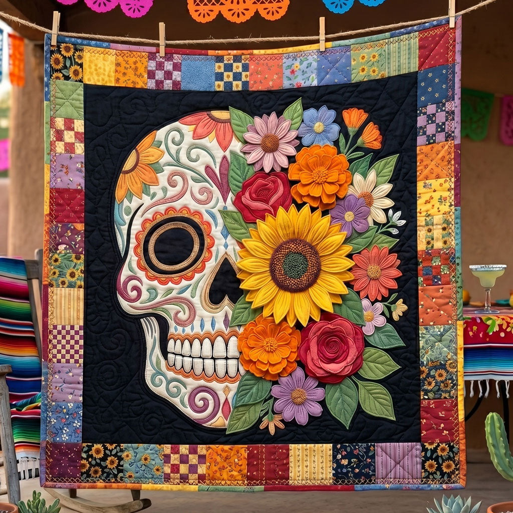 Fiesta Bloom Sugar Skull WN2404007CL Quilt