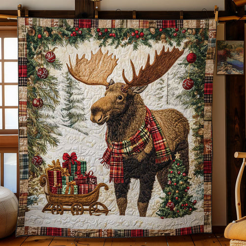 Festive Alces WN0601081CL Quilt